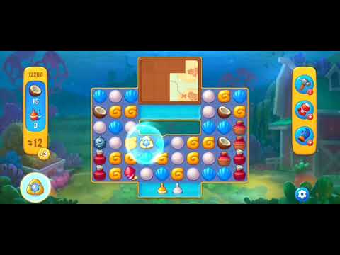 Fishdom Easy Level 12286 (with full seashell) @choraelmin