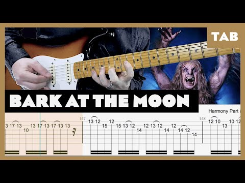 Ozzy Osbourne - Bark at the Moon - Guitar Tab | Lesson | Cover | Tutorial