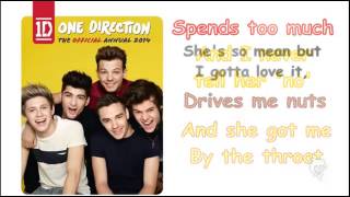 One Direction   Just Can&#39;t Let Her Go Lyric Video)