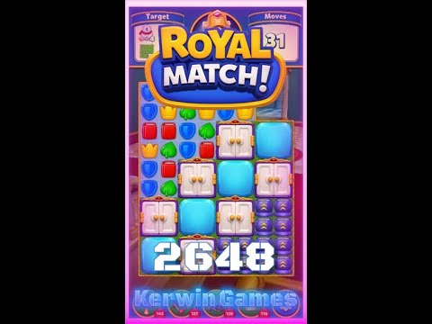 Royal Match Level 2648 - No Boosters Gameplay