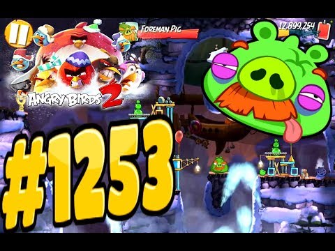 Angry Birds 2-Cobalt Plateaus Piggymanjaro Foreman Pig Level-1253 Three Star Walkthrough