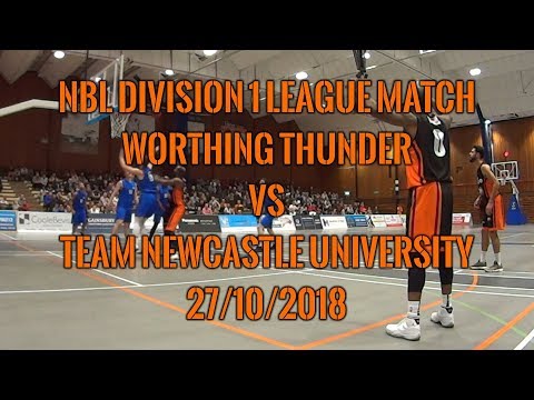 Worthing Thunder vs Team Newcastle University - 27/10/18 - NBL Division 1 League Match