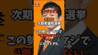 【やばすぎ】参政党が次期衆院選で“20議席超え”の可能性！？高市政権で波乱の展開か#参政党 #高市早苗 #衆議院選挙 #選挙予測 #日本政治 #国民負担 #増税 #政治ニュース