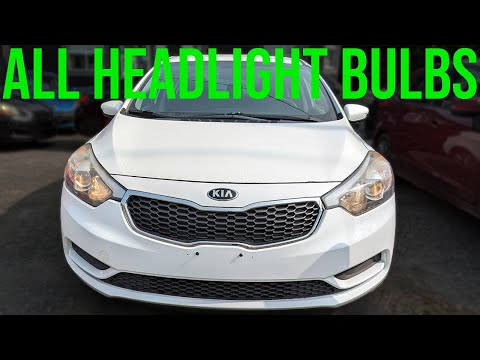 How to Replace Headlight Bulbs - Kia Forte (2014-2016)