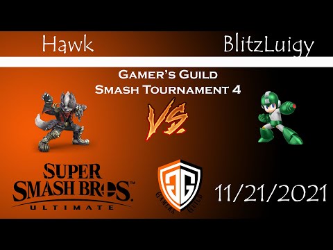 Gamers Guild Smash Monthly 4 - (Grand Finals) Hawk (Wolf) vs BlitzLuigy (Mega Man)
