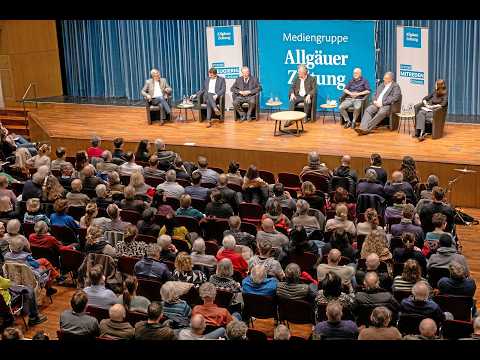 Podiumsdiskussion zur Bürgermeisterwahl in Marktoberdorf 2026