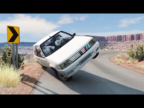 Cliff Drops #221 - BeamNG DRIVE | SmashChan
