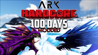 I Spent 100 Days in Modded Ark Using The Biggest Mod Possible... Here