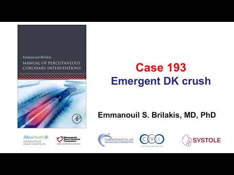 Case 193: Manual of PCI - Emergent DK crush