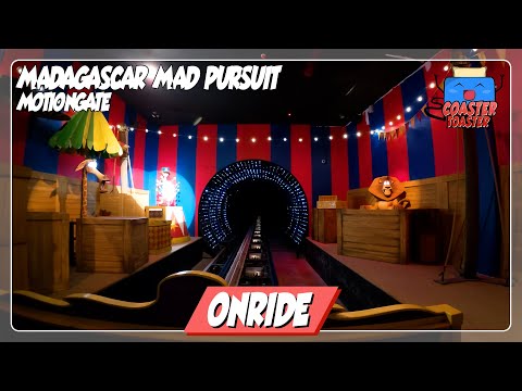 Madagascar Mad Pursuit - Motiongate - Spaßiger Launch Coaster von Gerstlauer | POV