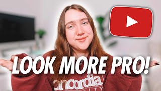 How to Look PRO as a NEW BEGINNER YouTuber! | Starting a YouTube Channel for Beginners!