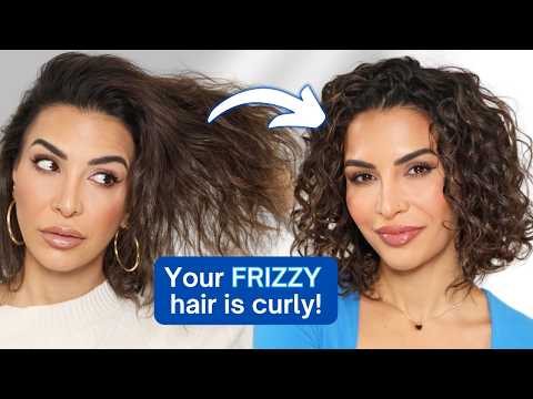 Your FINE FRIZZY Hair Is WAVY/CURLY and you have no idea...