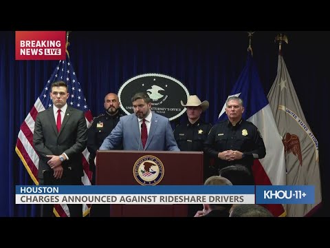 Federal charges announced against Houston rideshare drivers