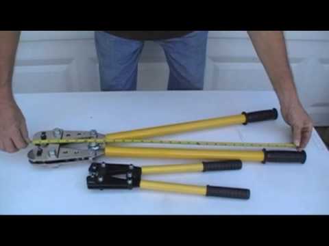 MIC-70240 MECHANICAL WIRE TERMINAL LUG CRIMP CRIMPER NOT HYDRAULIC BURNDY THOMAS BETTS HUSKIE