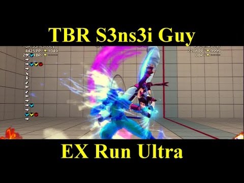 KaizenMaster - TBR S3ns3i Guy - EX Run Ultra - Sample Demonstration - SSF4 AE 2012