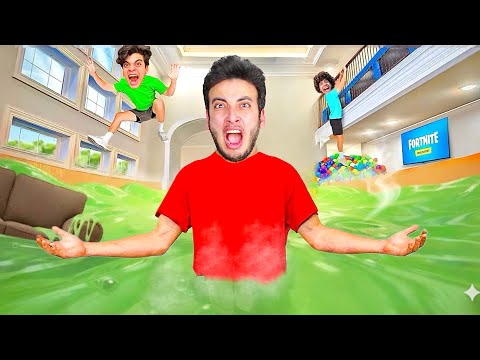 I filled my brother’s house with slime and bought him a new one