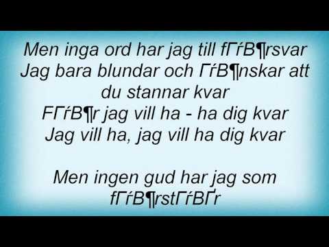 Vill Ha Dig Kvar video thumbnail