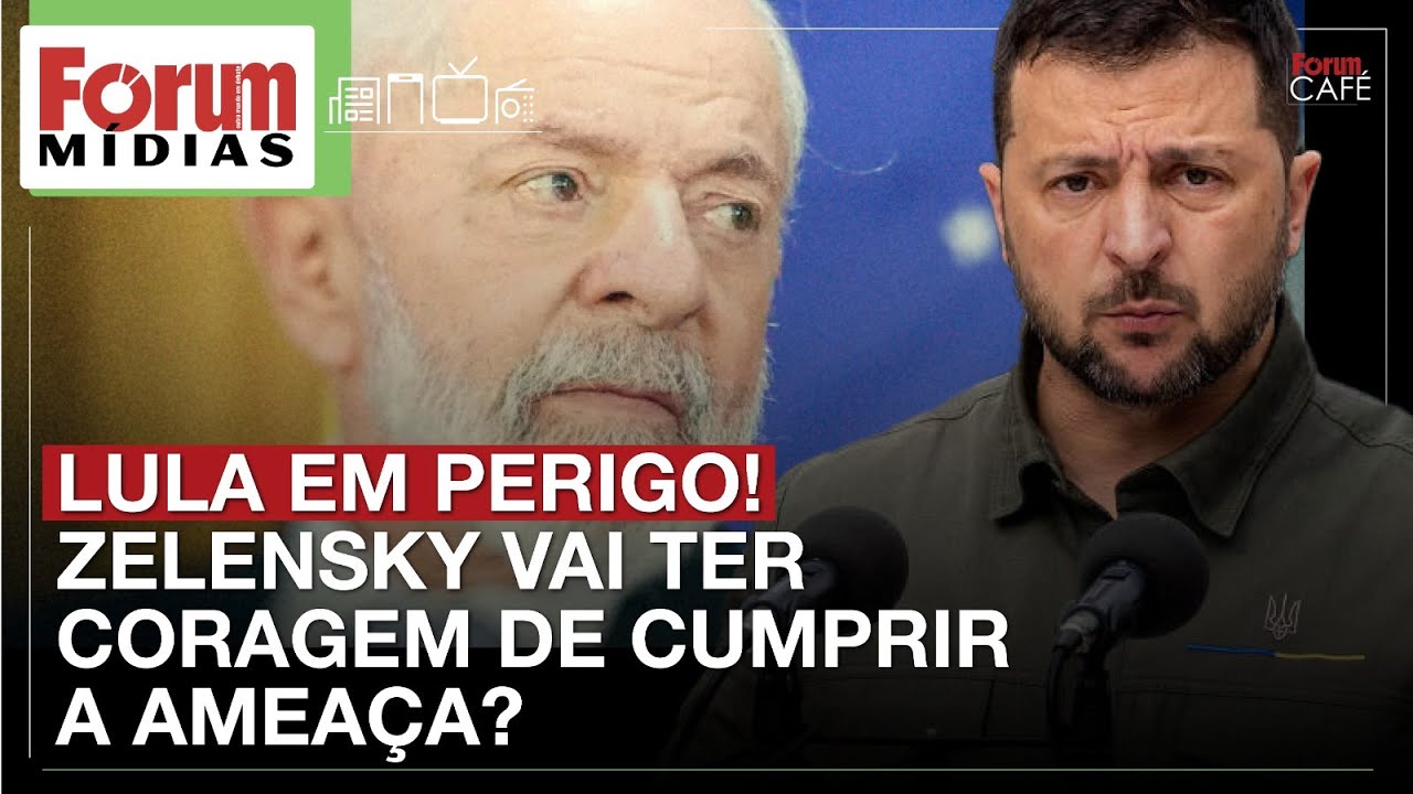 LULA EM PERIGO! ZELENSKY VAI TER CORAGEM DE CUMPRIR A AMEAÇA? | Fórum Mídias 07.05.25