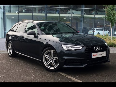 LB17OEY AUDI A4 AVANT TDI S LINE GREY 2017, West London Audi