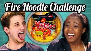 TEENS vs. FOOD - FIRE NOODLE CHALLENGE