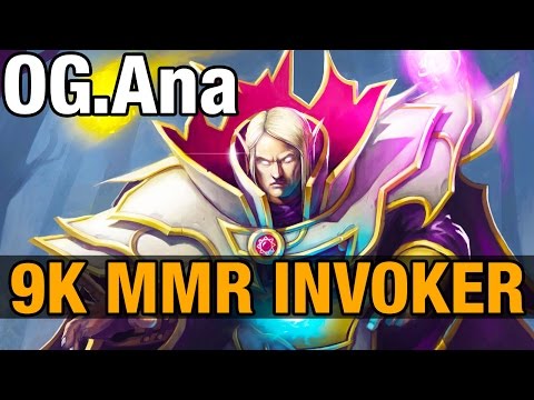 9K MMR PLAYS INVOKER - OG.Ana - Dota 2