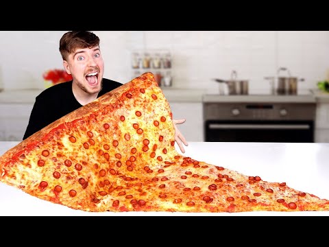 Съел Самый Большой Кусок Пиццы в Мире!