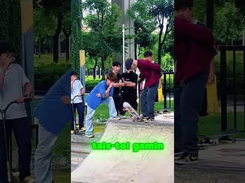 Ne sous-estimez jamais les personnes âgées ! 😂👴 #shorts #comedie #prank #skateboarding