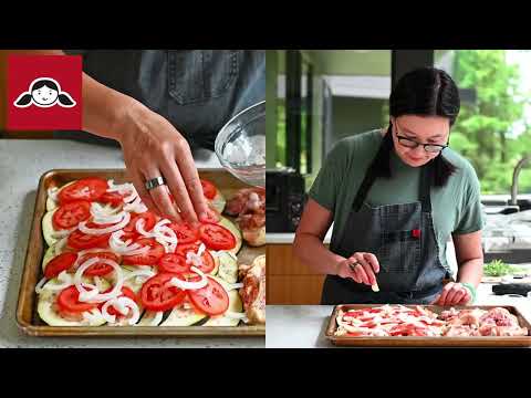 How to Make Sheet pan Chicken & Veggies
