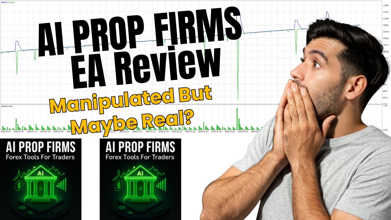 AI Prop Firms MT5 EA Review - Manipulated But Real Strategy!