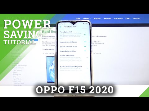 How to Activate Power Saving Mode in OPPO F15 2020 – Extend Battery Life