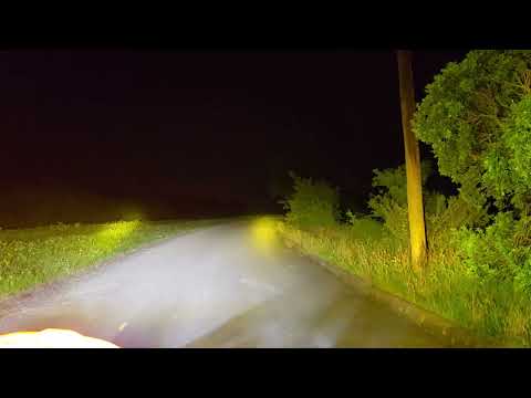 @harborfreight Roadshock Edge 4 LED spot/flood combo - light output