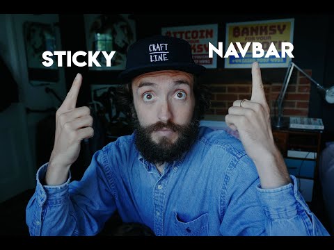 Carrd Tutorial // Creating a Sticky Navigation Menu Bar