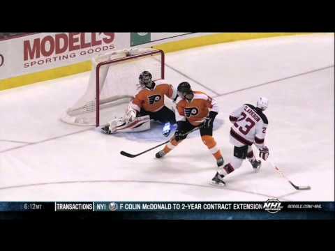 David Clarkson goal 1-1 Mar 15 2013 NJ Devils vs Philadelphia Flyers NHL Hockey