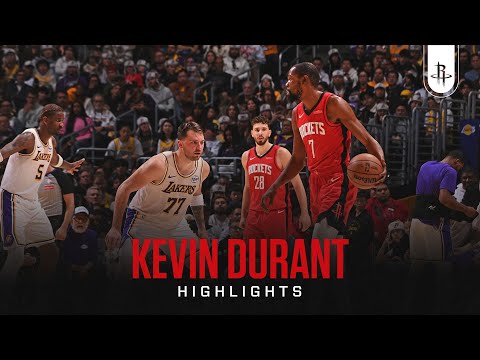 Kevin Durant (25 points) Highlights vs. Los Angeles Lakers