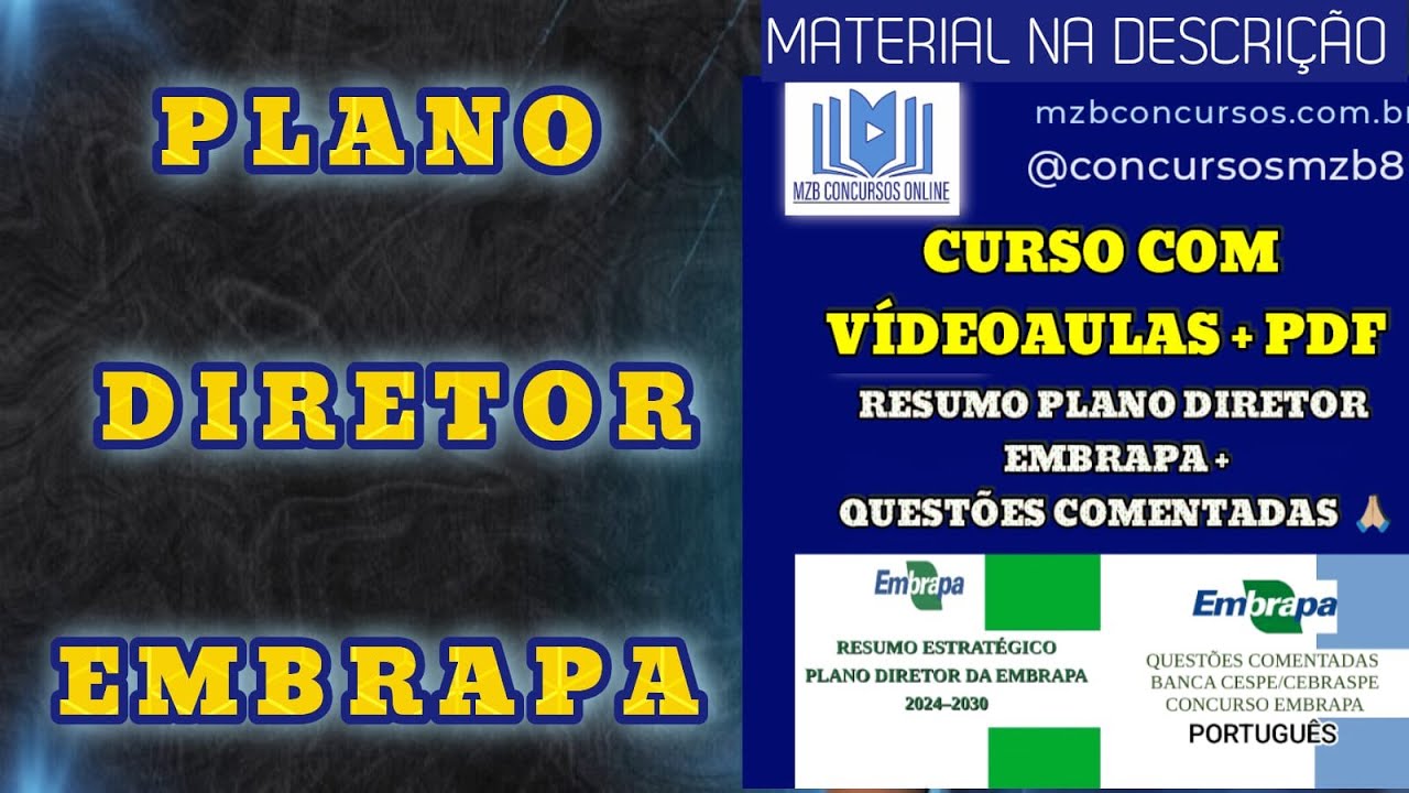 CONCURSO EMBRAPA/PLANO DIRETOR