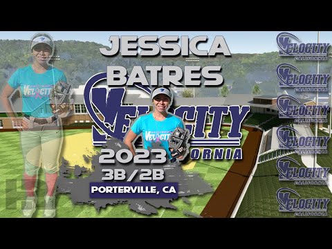 2023 Jessica Batres 🥎 Third Base and Second Base, Softball Skills Video - Ca Velocity
