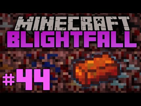 MineCraft- Blightfall [44] INTO THE VOLCANO!