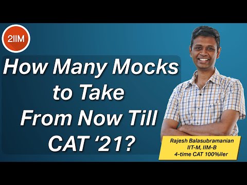 How Many Mocks should you take from now | Best Online CAT Coaching | 2IIM CAT Preparation Online