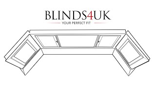 Angled Bay Window - How To Measure For Roller Blinds