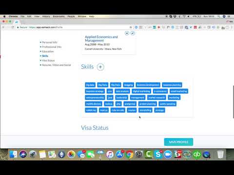 How to update your VanHack Profile