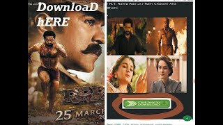 How To download rrr Full Movies Hd Quality2022\\RRR movies Downlolad Kaise Kare 2022