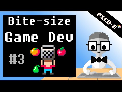 Bite-sized Game - Fruit Drop - Learn to Code in Pico 8