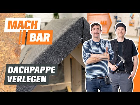 Laying roofing felt | OBI