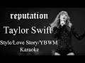 Taylor Swift ~ Style ~ Love Story ~ You Belong with Me ~ Reputation Tour Studio Karaoke
