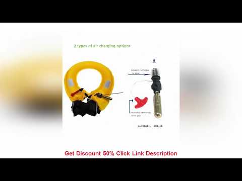 Top Marine Manual Automatic Inflatable Rescue Life Buoy Float Rings Material Safety Lifejacket Belt