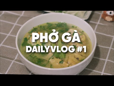 Ngày chủ nhật ở nhà nấu phở gà | GrizzVlog #1