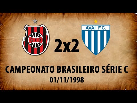 G.E.Brasil 2x2 Avaí-SC - Campeonato Brasileiro Série C 1998