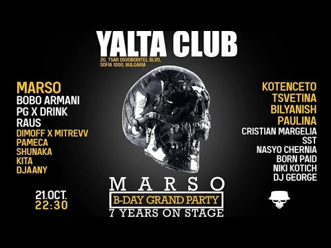 MARSO X BOBKATA X PG X DRINK X DIMOFF X MITREVV X PAMECA X DJAANY X SST X NASYO CHERNIA X DJ GEORGE
