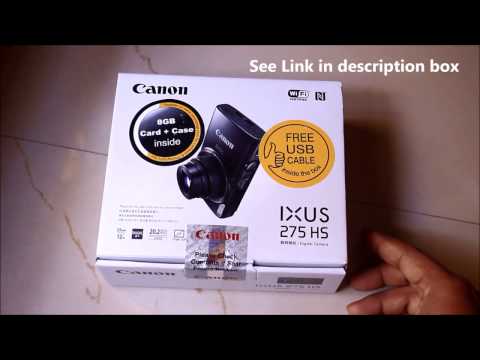 Canon IXUS 275 Digital Camera - Unboxing & Detailed Walk Through.