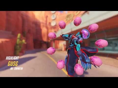 Overwatch - Zenyatta flicking vs Lucio and Sombra